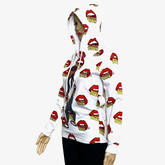 on fire sweatshirt Cosy size S white - Picture 3 of 10